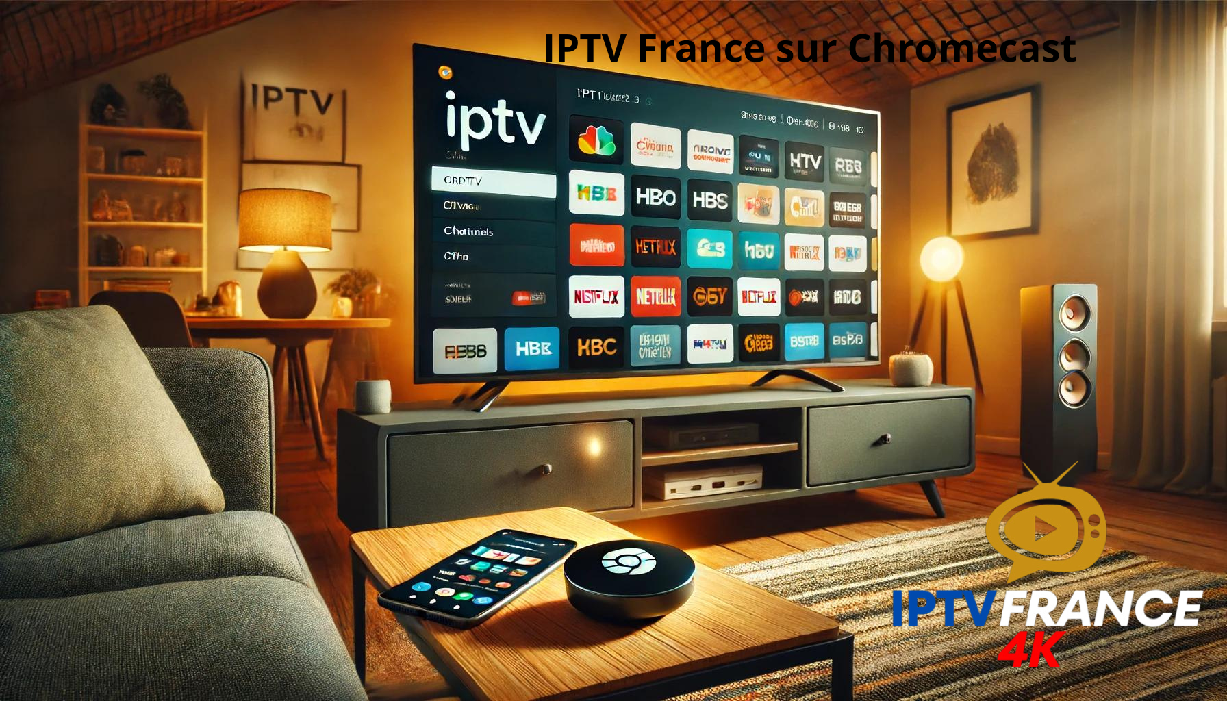 IPTV France sur Chromecast